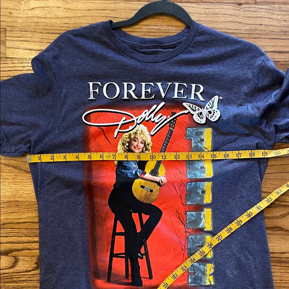 Forever Dolly Parton Graphic Tee - Navy Size L - Picture 6 of 6